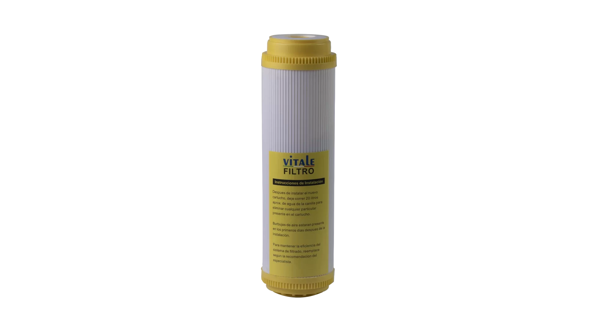 FILTRO C/ RESINA DE CARBON 10X2.5"