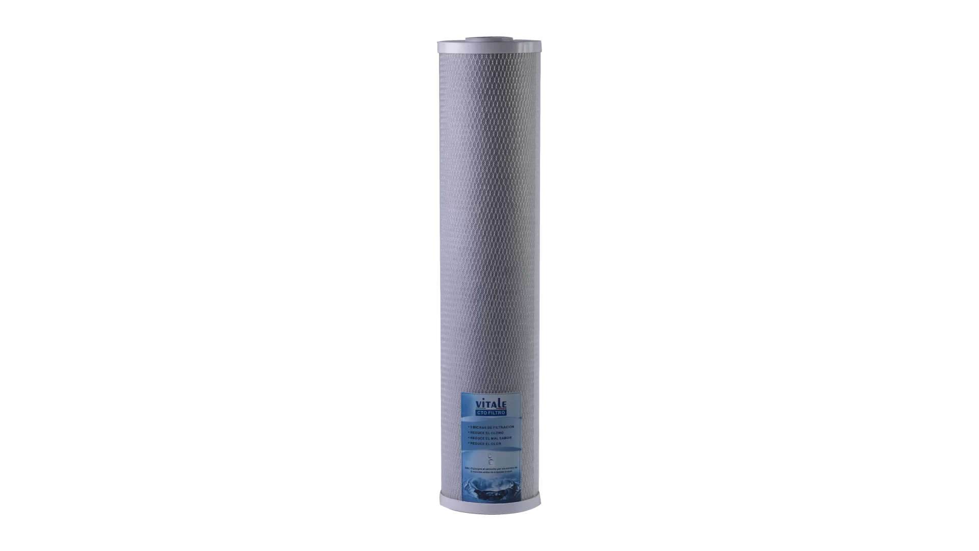FILTRO CARBON BLOCK 20X4.5" VITALE