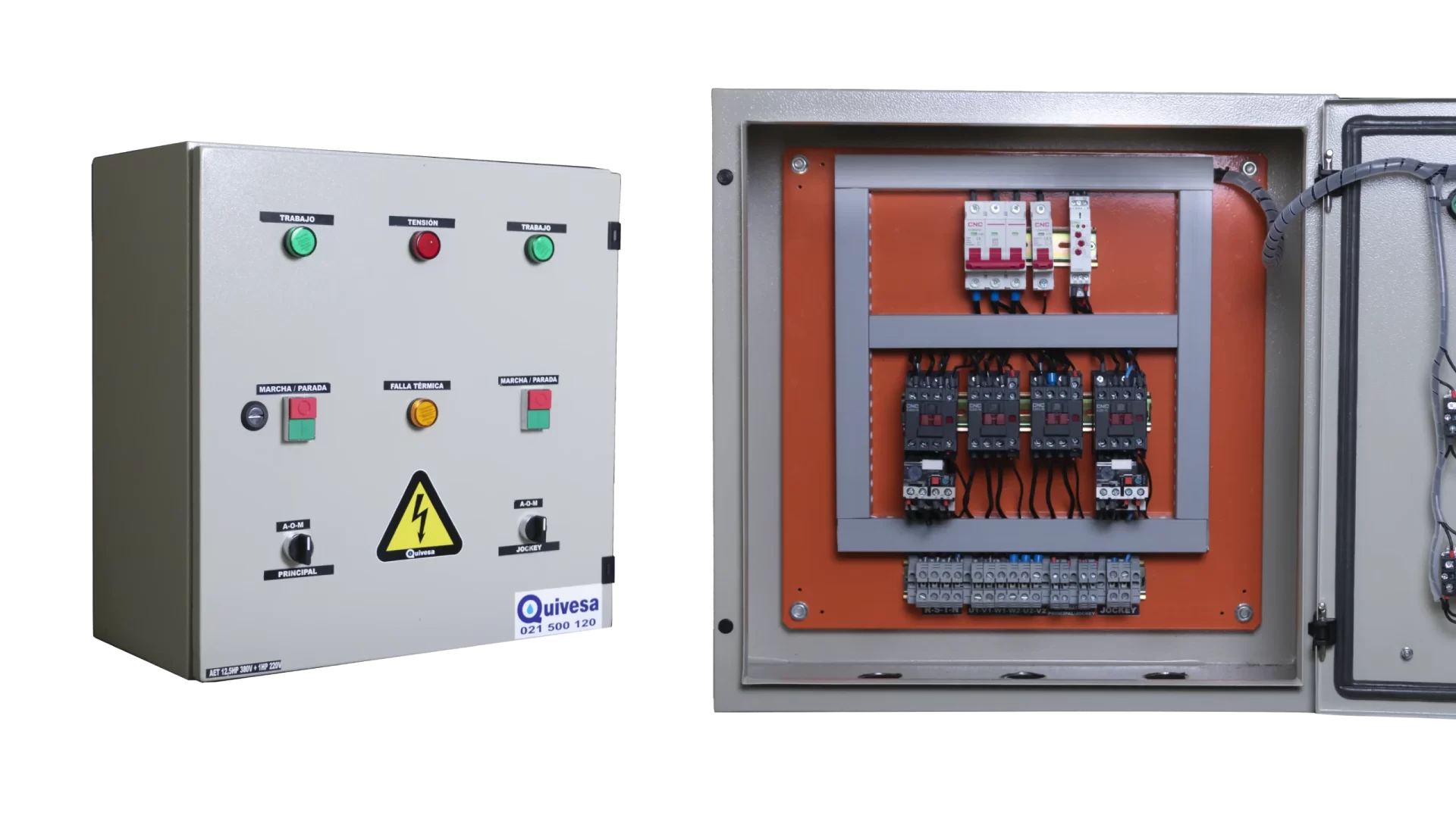 TABLERO AET 12.5HP 380V + 1HP 220V