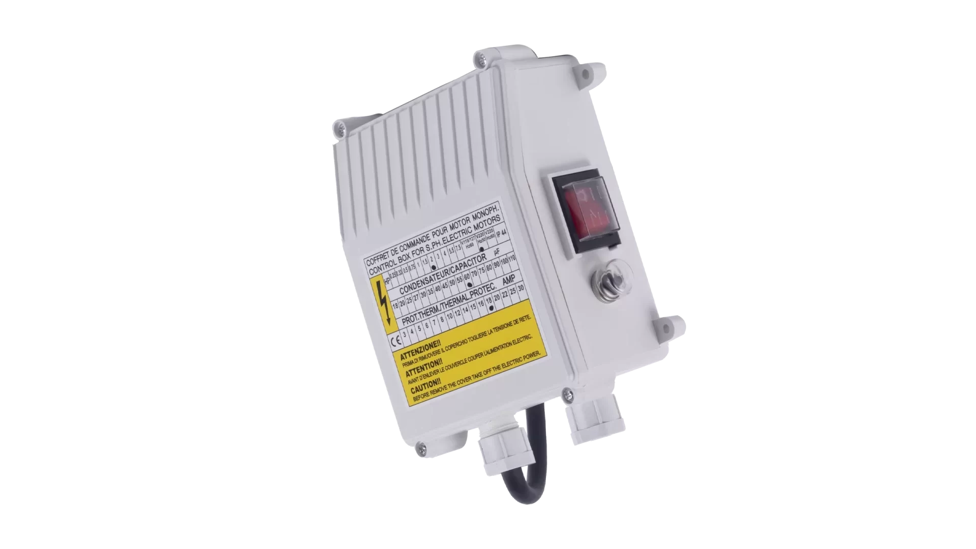 TABLERO ELEC 2HP 4" 220V