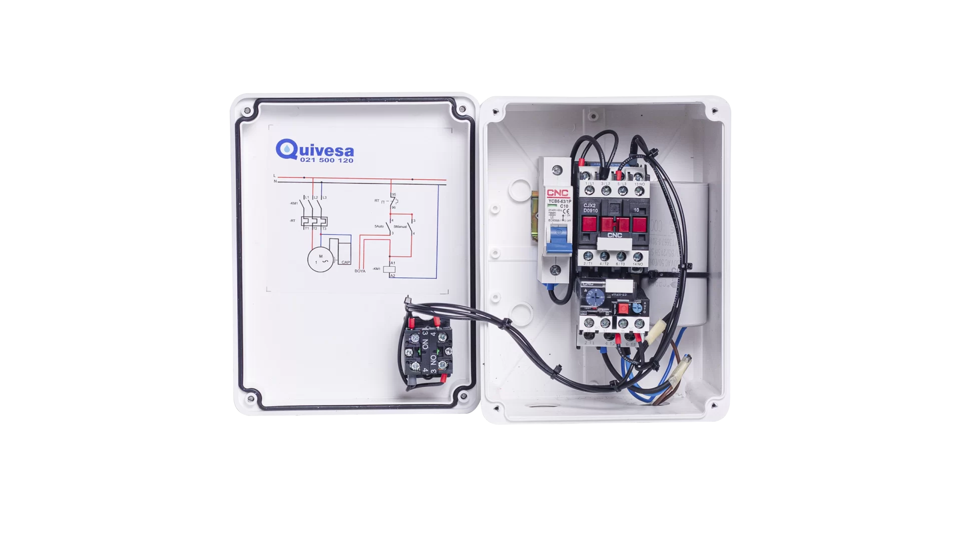 TABLERO DE ARRANQUE 1HP 220V QUIVESA