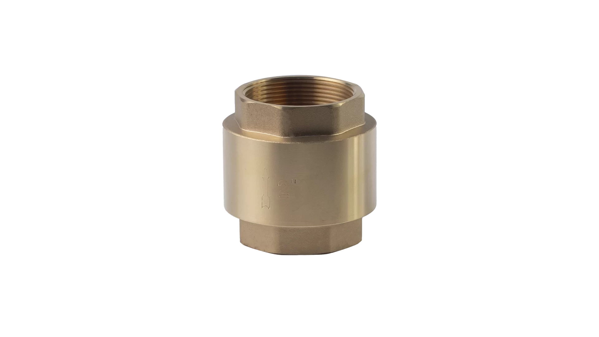 VALVULA DE RET VERT 2" S/ REJ BRONCE