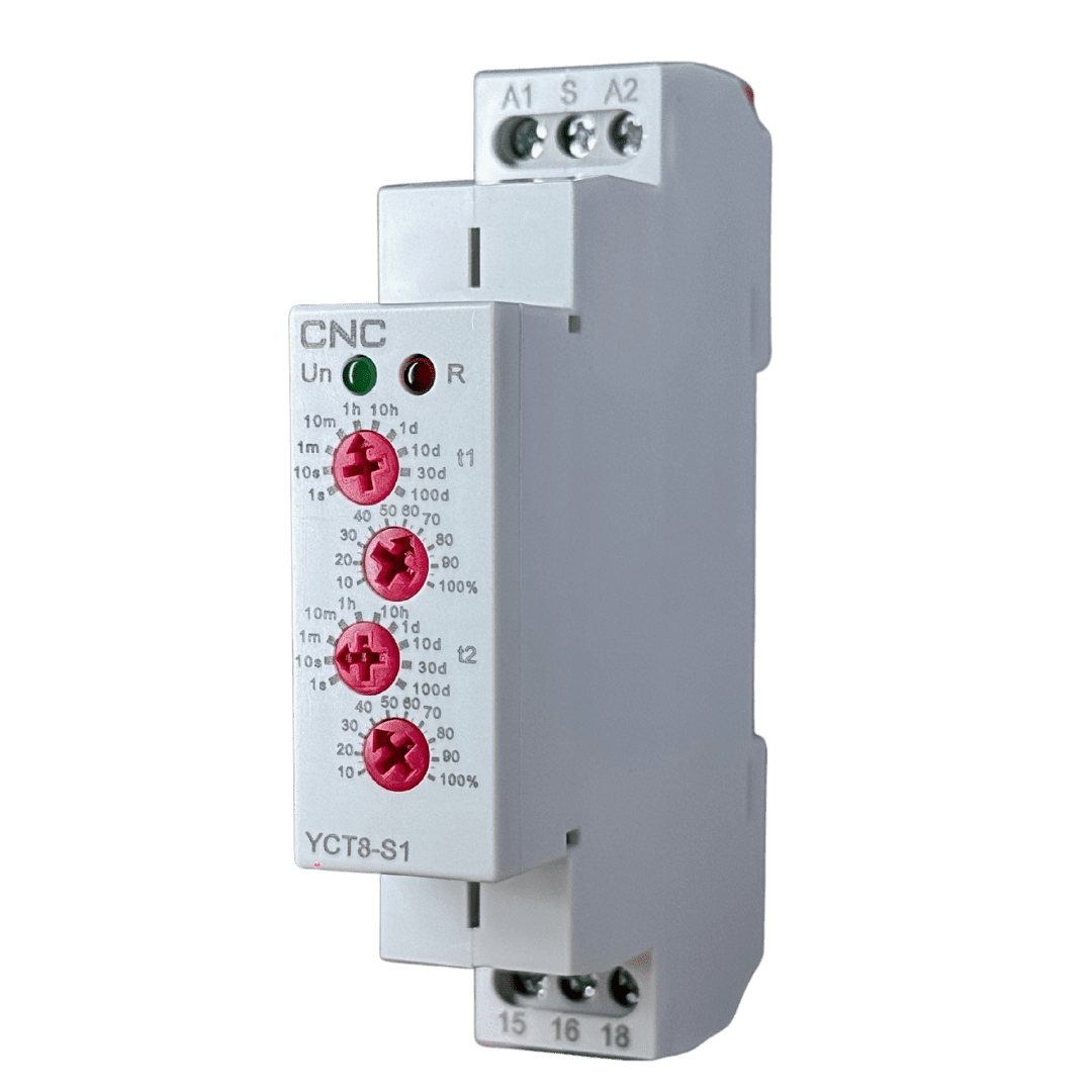 RELE DE TIEMPO DOS CICLOS YCT8-S1 CNC