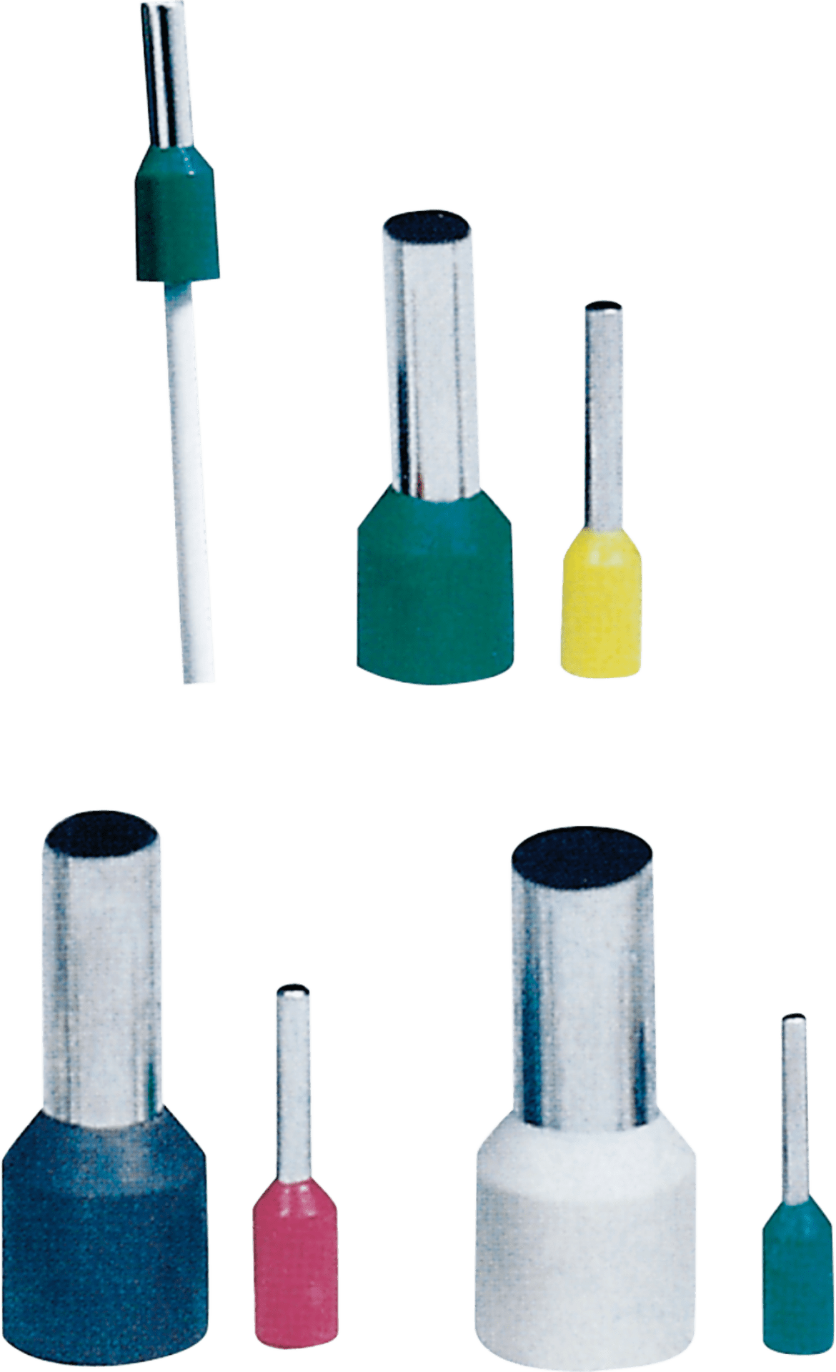 TERMINAL TUBULAR 2.5MM AZUL BOLSA 100PCS