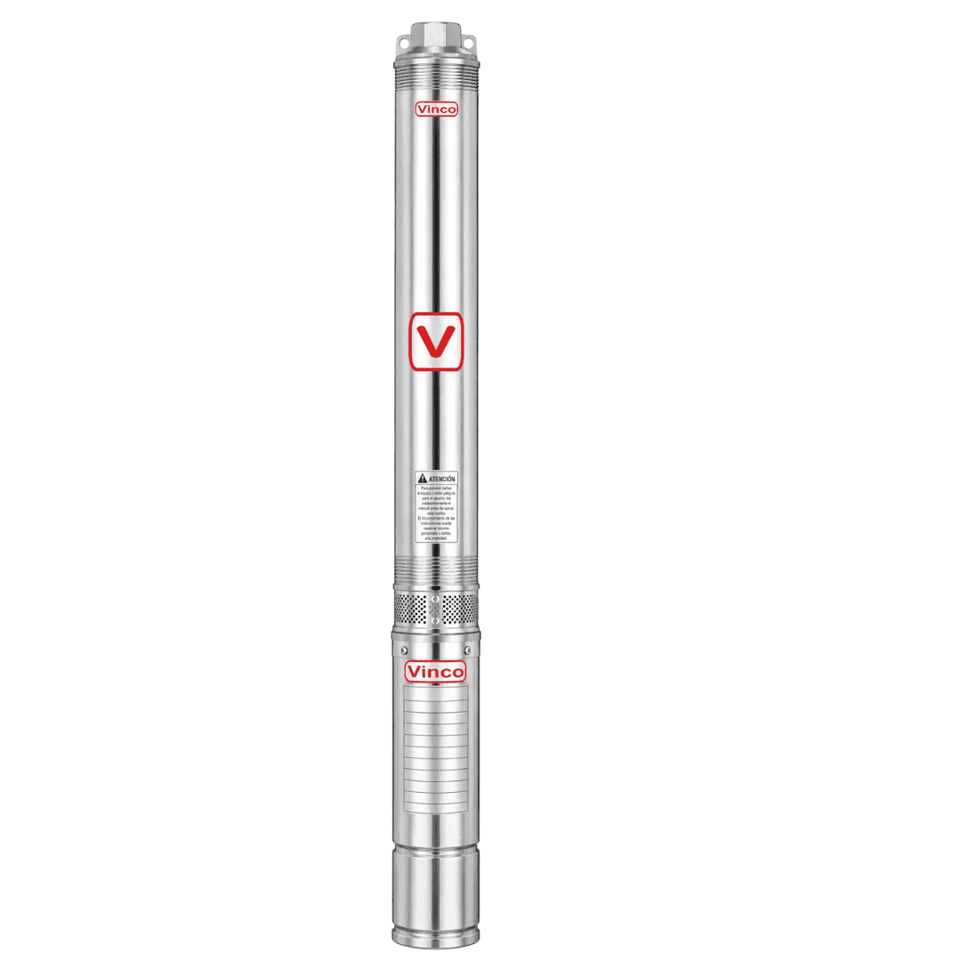 Bomba de Agua para Pozo 0.75HP - Bomba Sumergible A08 Vinco